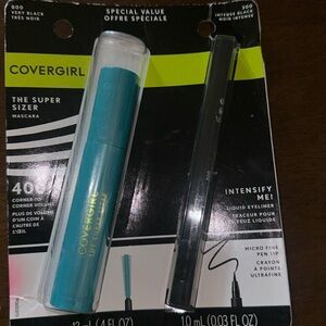 COVERGIRL THE SUPER SIZER MASCARA plus eyeliner